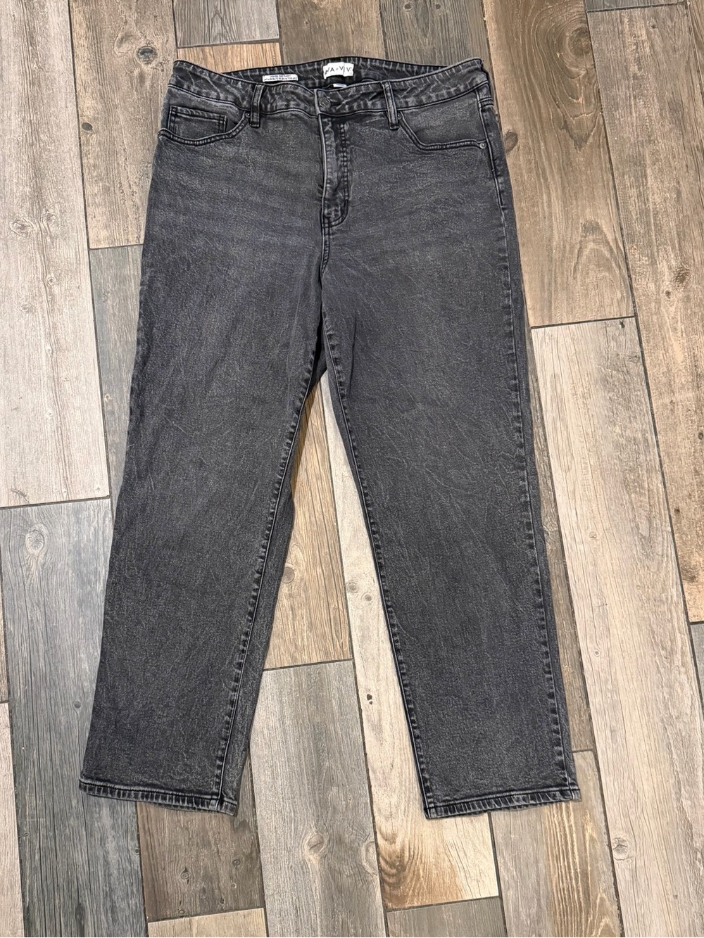 Ava & Viv 90s High Rise Jeans Gray